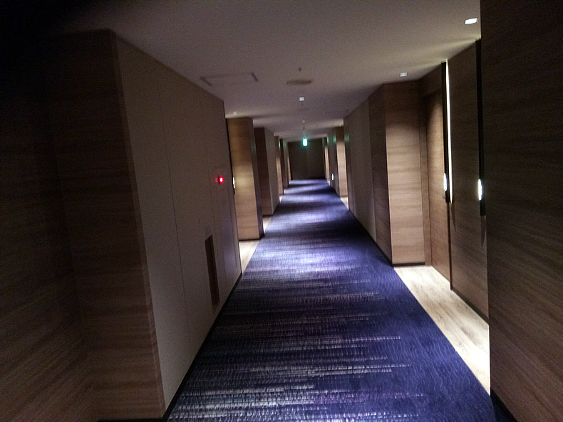 琵琶湖マリオットホテルの廊下