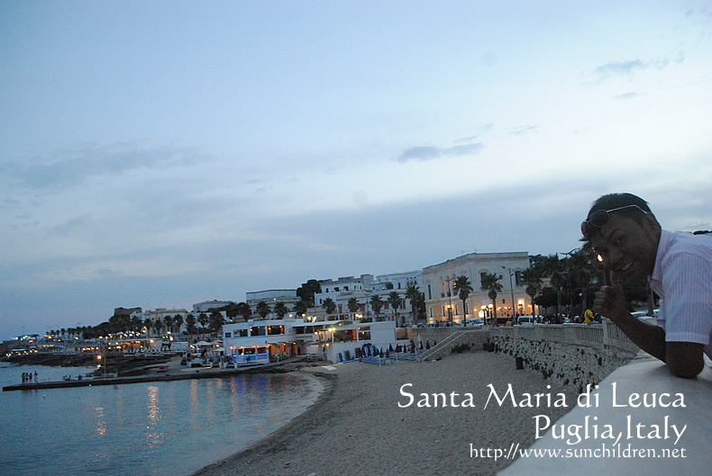 サンタマリアディレウカのビーチにて撮影-Santa Maria di Leuca
