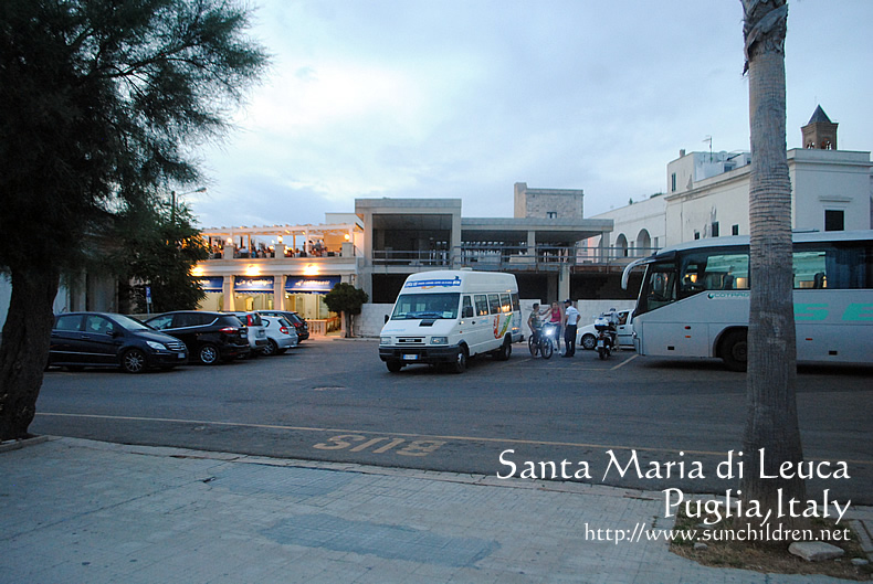 サンタマリアディレウカのバス乗り場-Santa Maria di Leuca