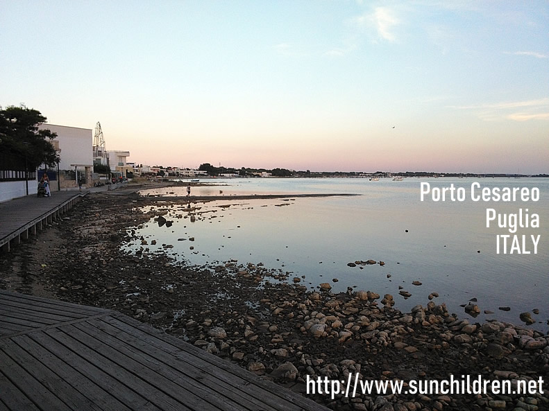 Porto Cesareo Sunset Italy travel Vlog-ポルトチェザーレオの個人旅行のブログ　夕日