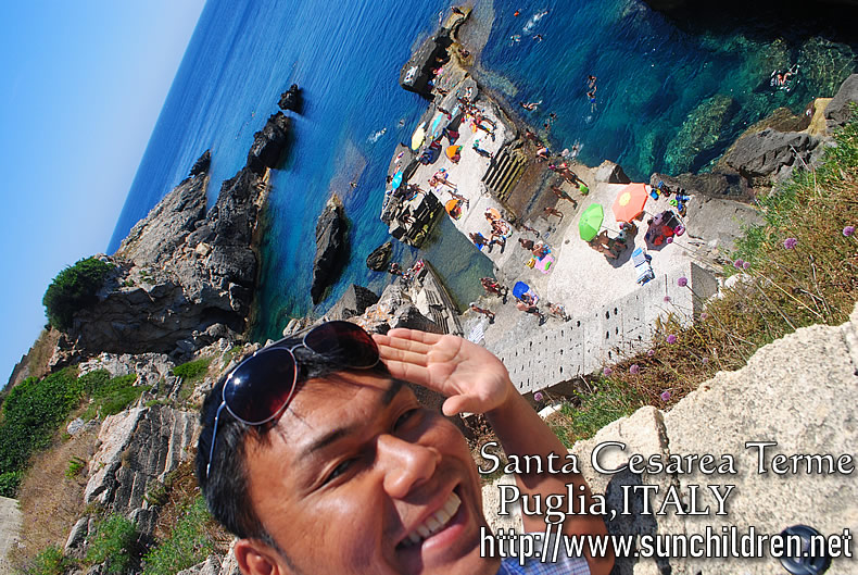 サンタチェザーレ・テルメ旅行-Santa Cesarea Terme travel アドリア海、地中海を楽しむ