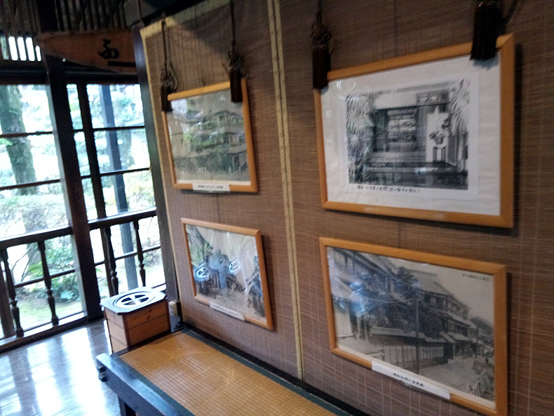 熊本　日奈久温泉の金波楼（きんぱろう）の入り口